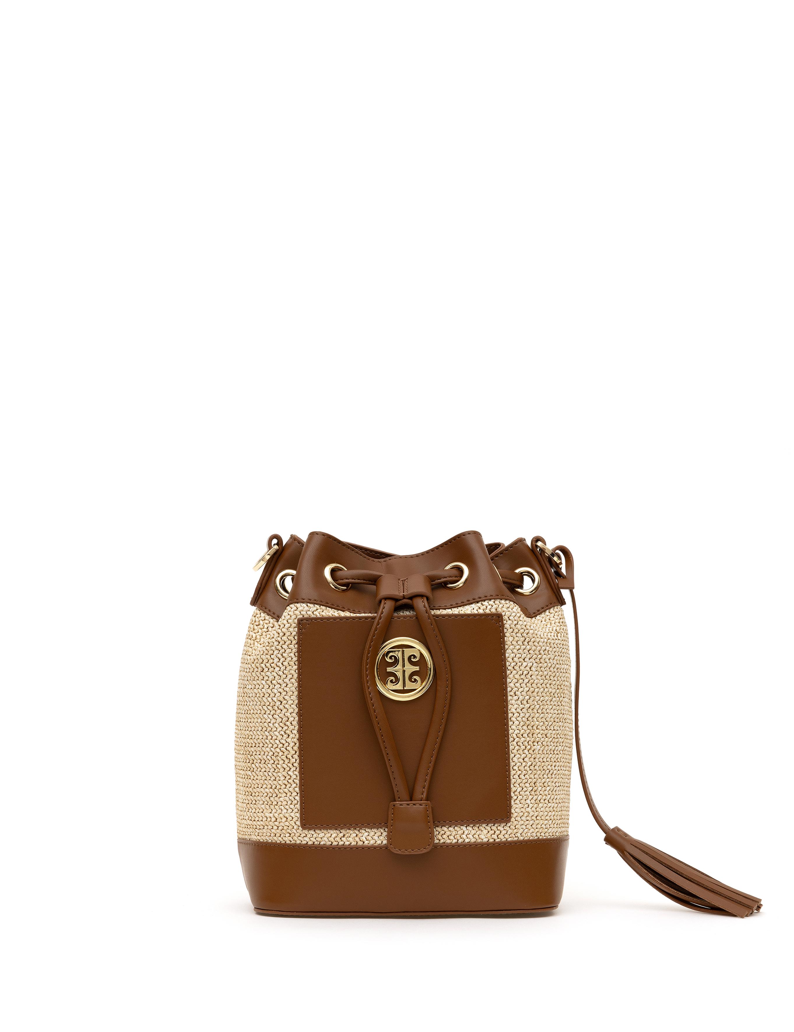 Bej Büzgülü Çanta