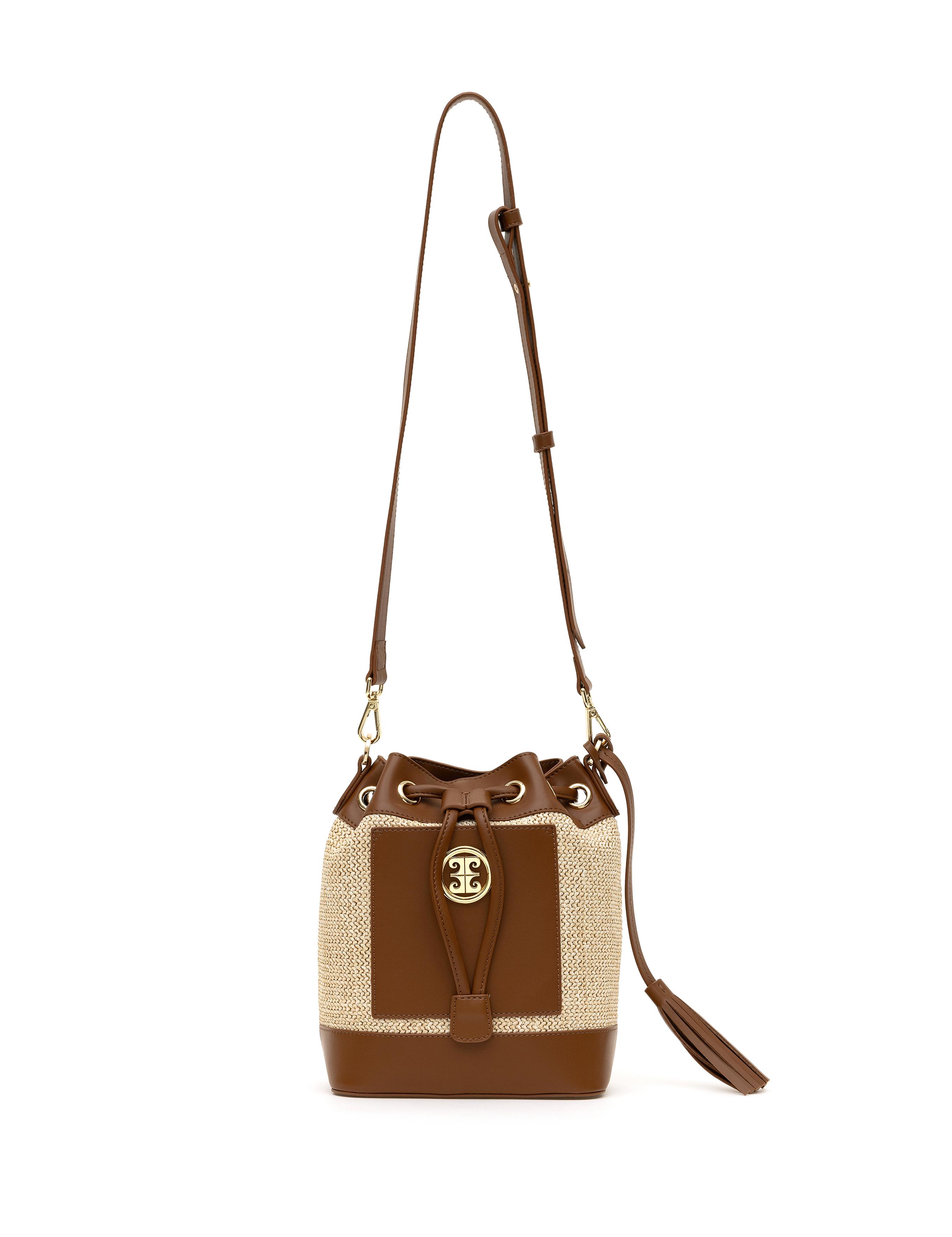 Bej Büzgülü Çanta