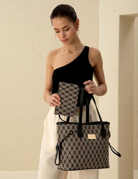 Gri Omuz Çantası - 50288599002