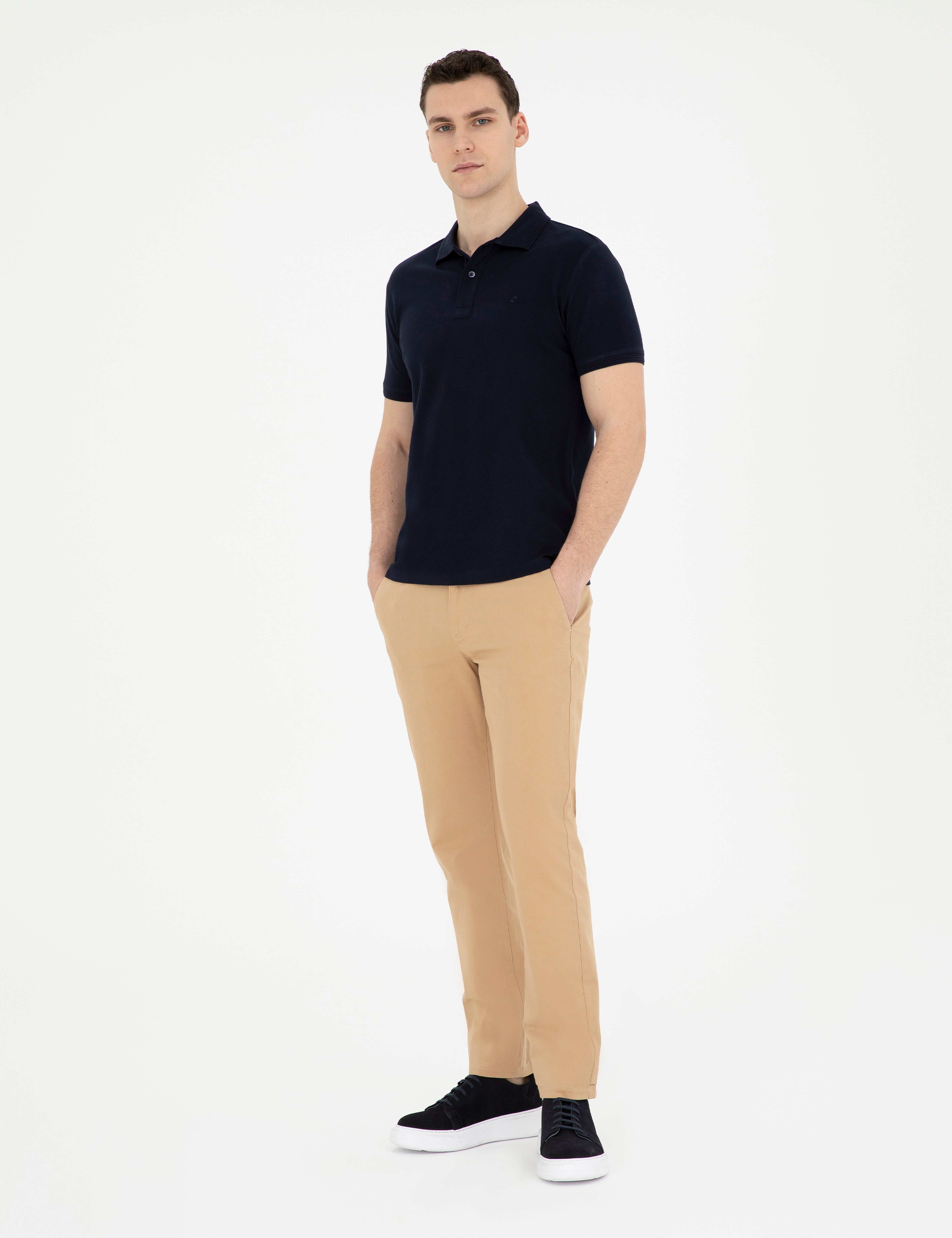 Camel Regular Fit Kanvas Pantolon - Image 3