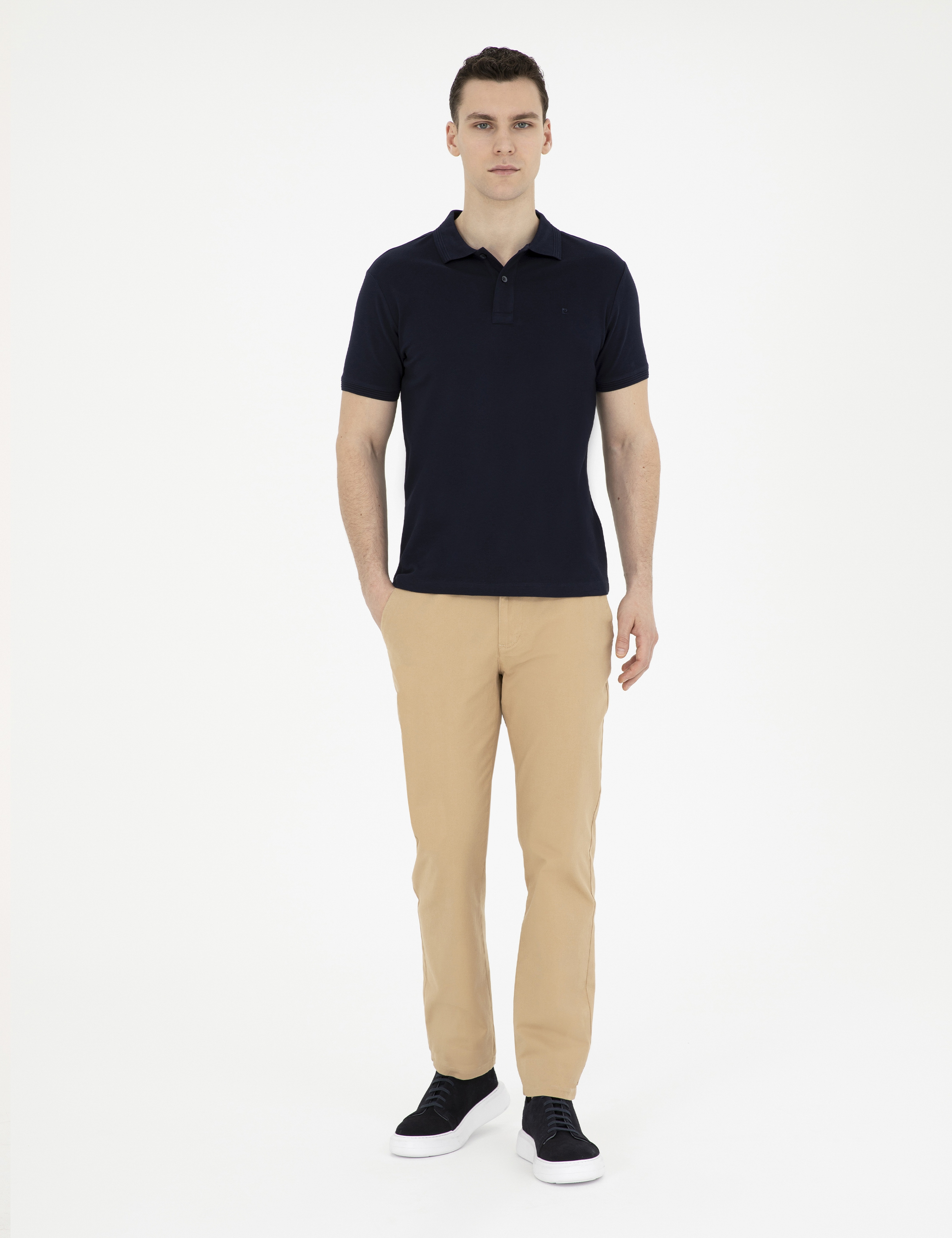 Camel Regular Fit Kanvas Pantolon - Image 1