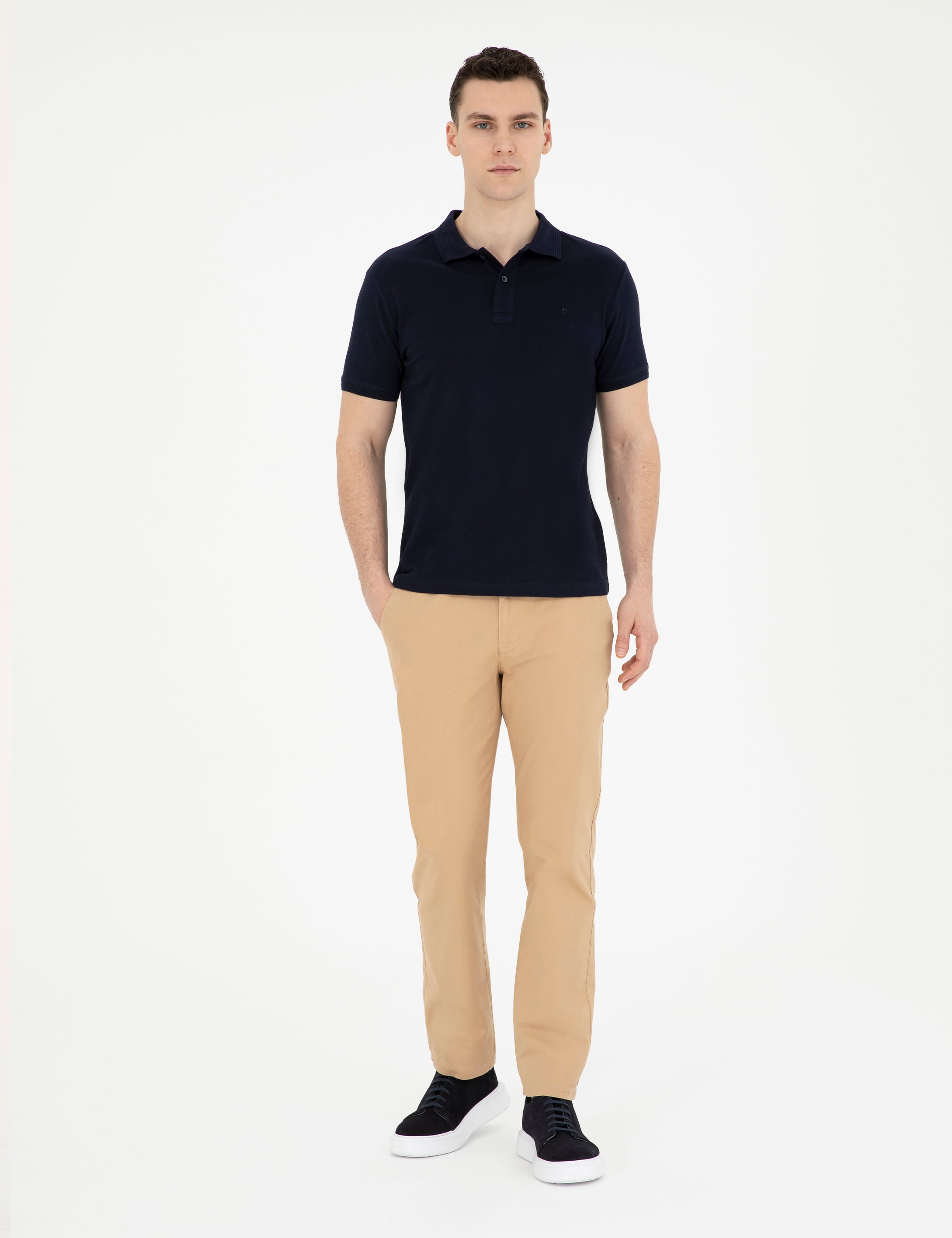 Camel Regular Fit Kanvas Pantolon