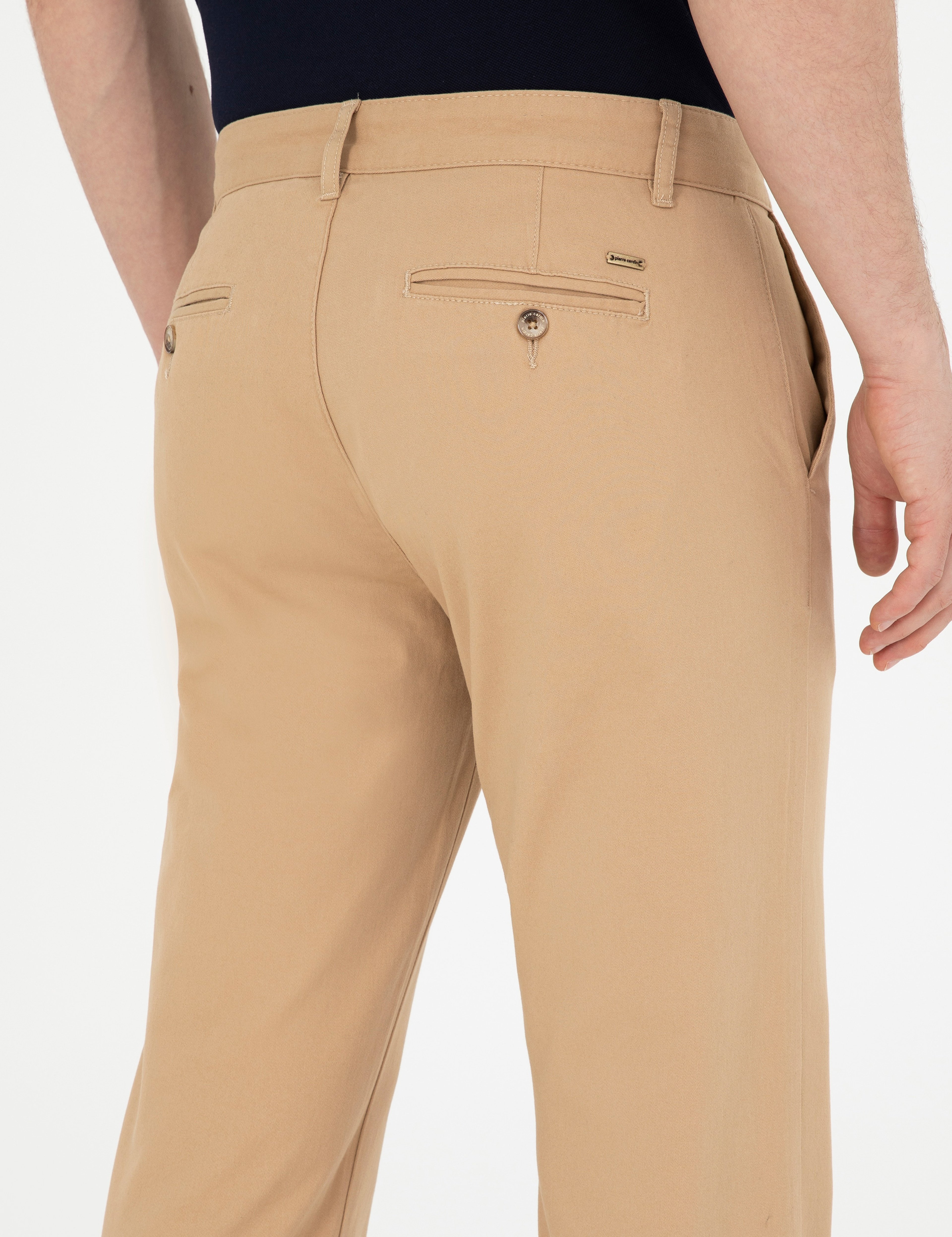 Camel Regular Fit Kanvas Pantolon - Image 7