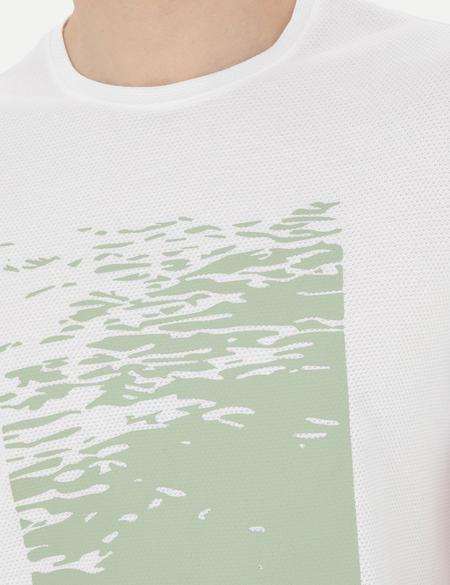 Beyaz Slim Fit Tişört - 50280946047