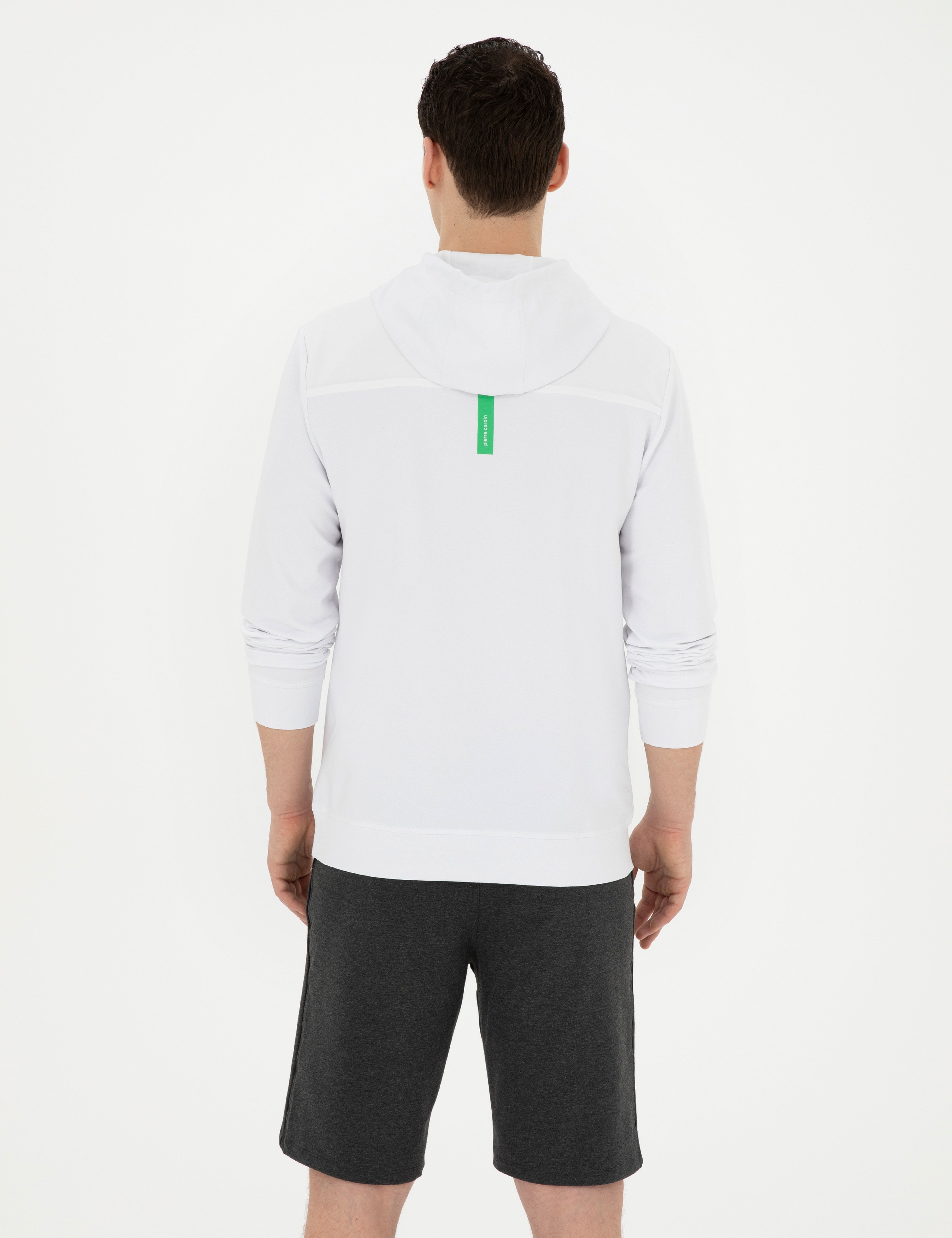 Beyaz Regular Fit Sweatshirt - Image 5