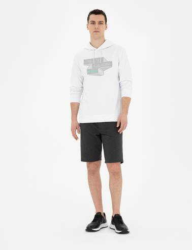 Beyaz Regular Fit Sweatshirt