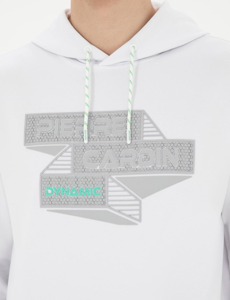 Beyaz Regular Fit Sweatshirt