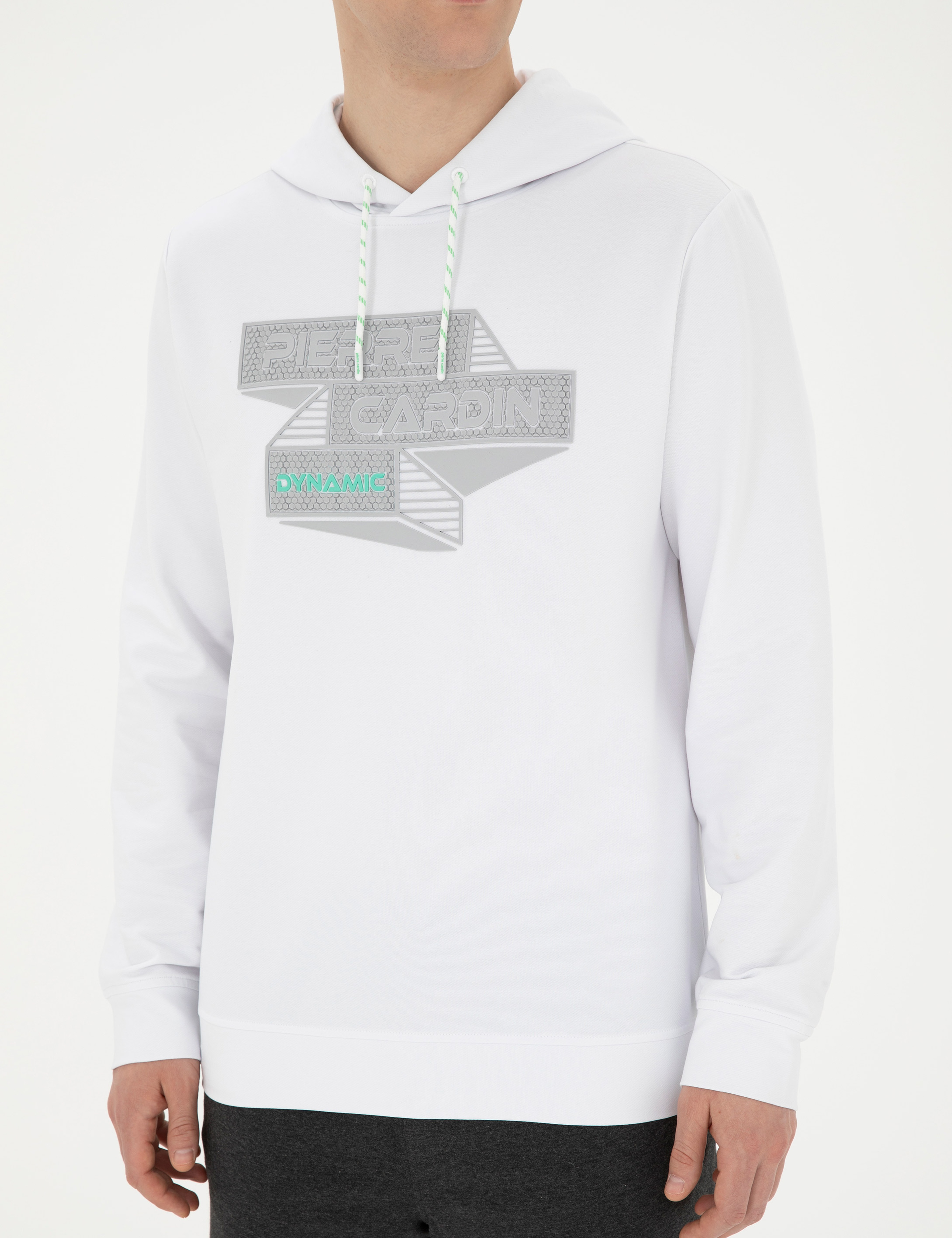Beyaz Regular Fit Sweatshirt - Image 6