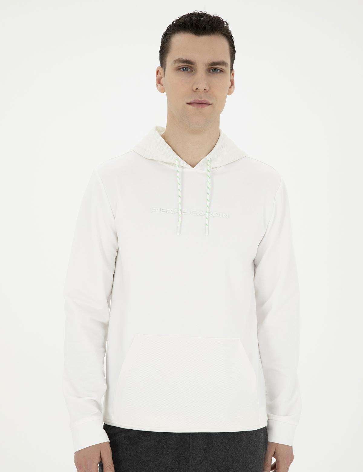 Ekru Regular Fit Sweatshirt - 50282047001