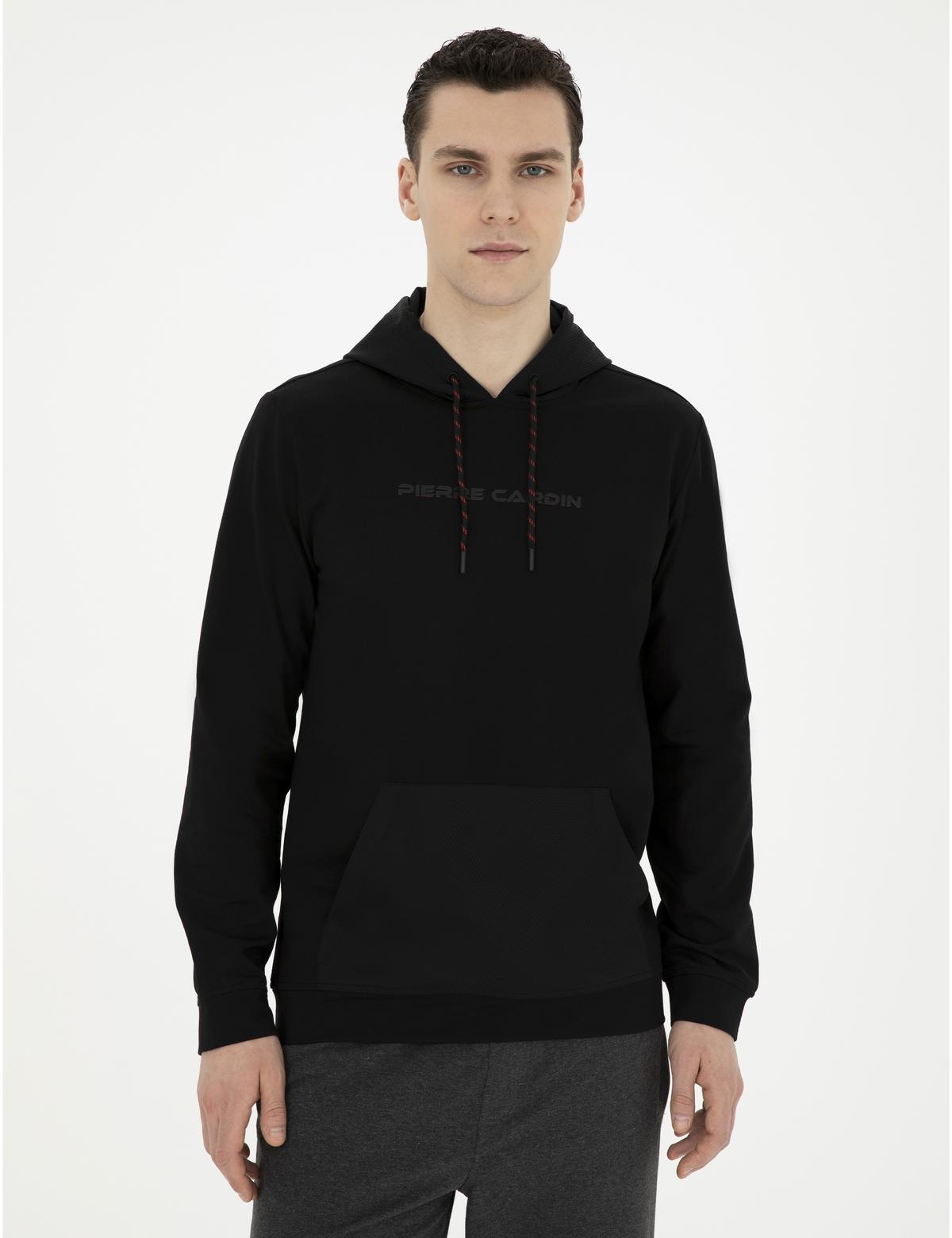 Siyah Regular Fit Sweatshirt - 50282047023