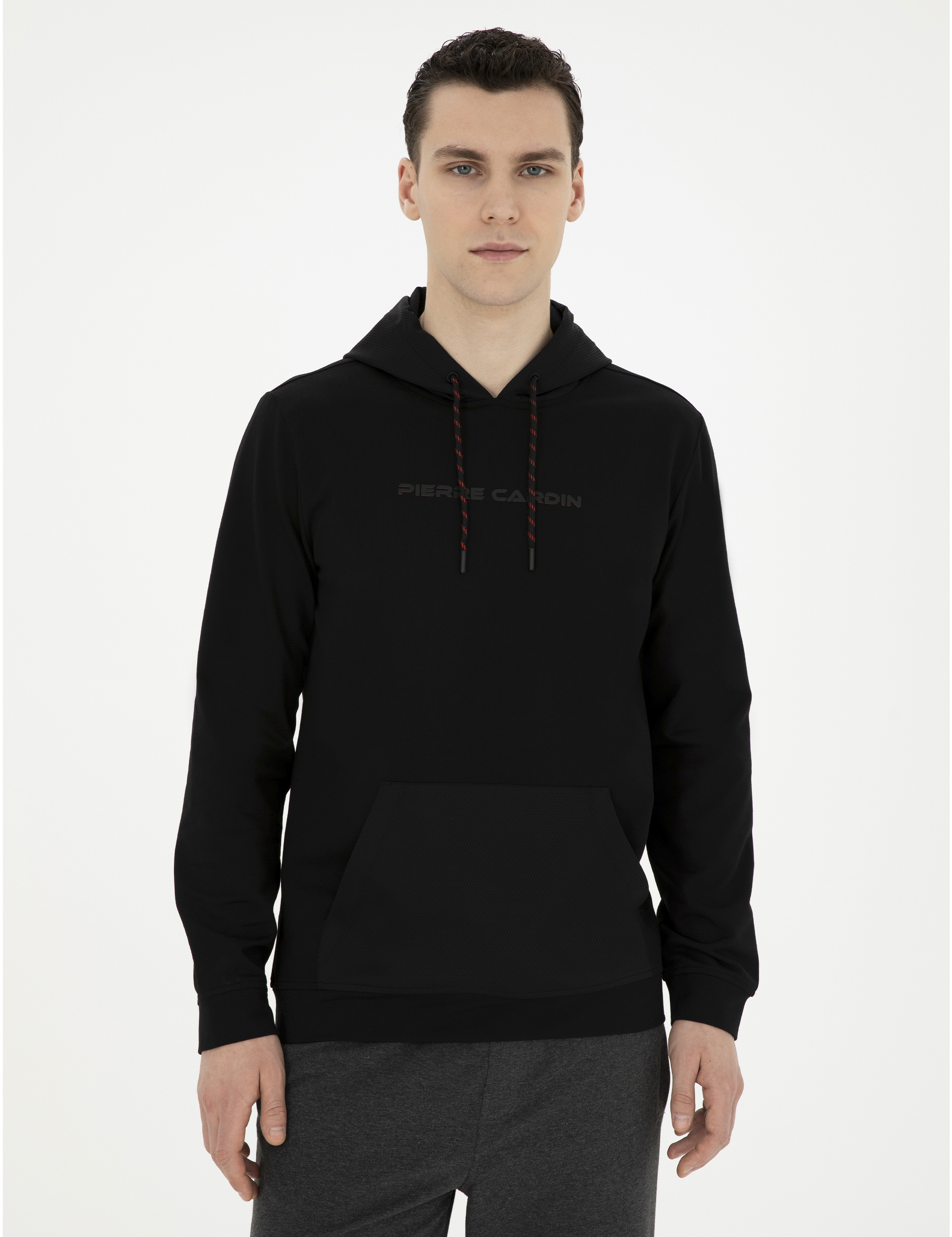 Siyah Regular Fit Sweatshirt