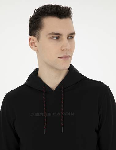 Siyah Regular Fit Sweatshirt