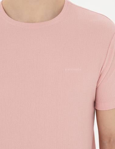 Pembe Slim Fit Tişört