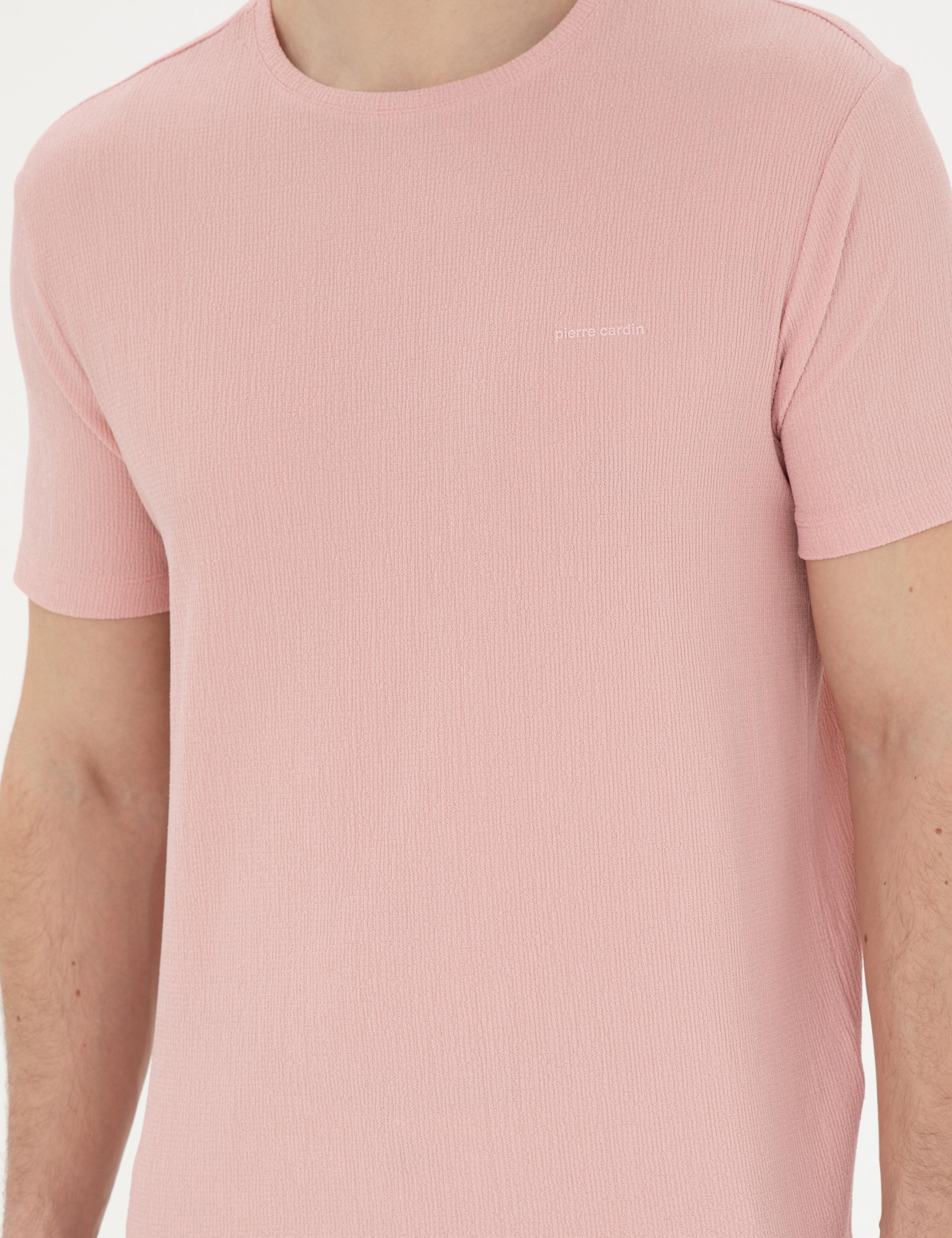 Pembe Slim Fit Tişört