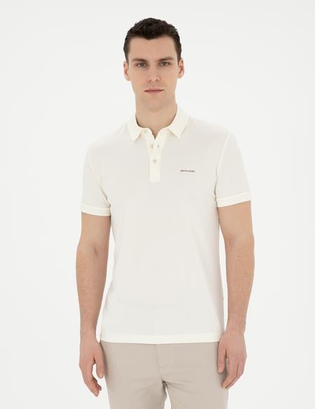 Ekru Slim Fit Tişört - 50292631010