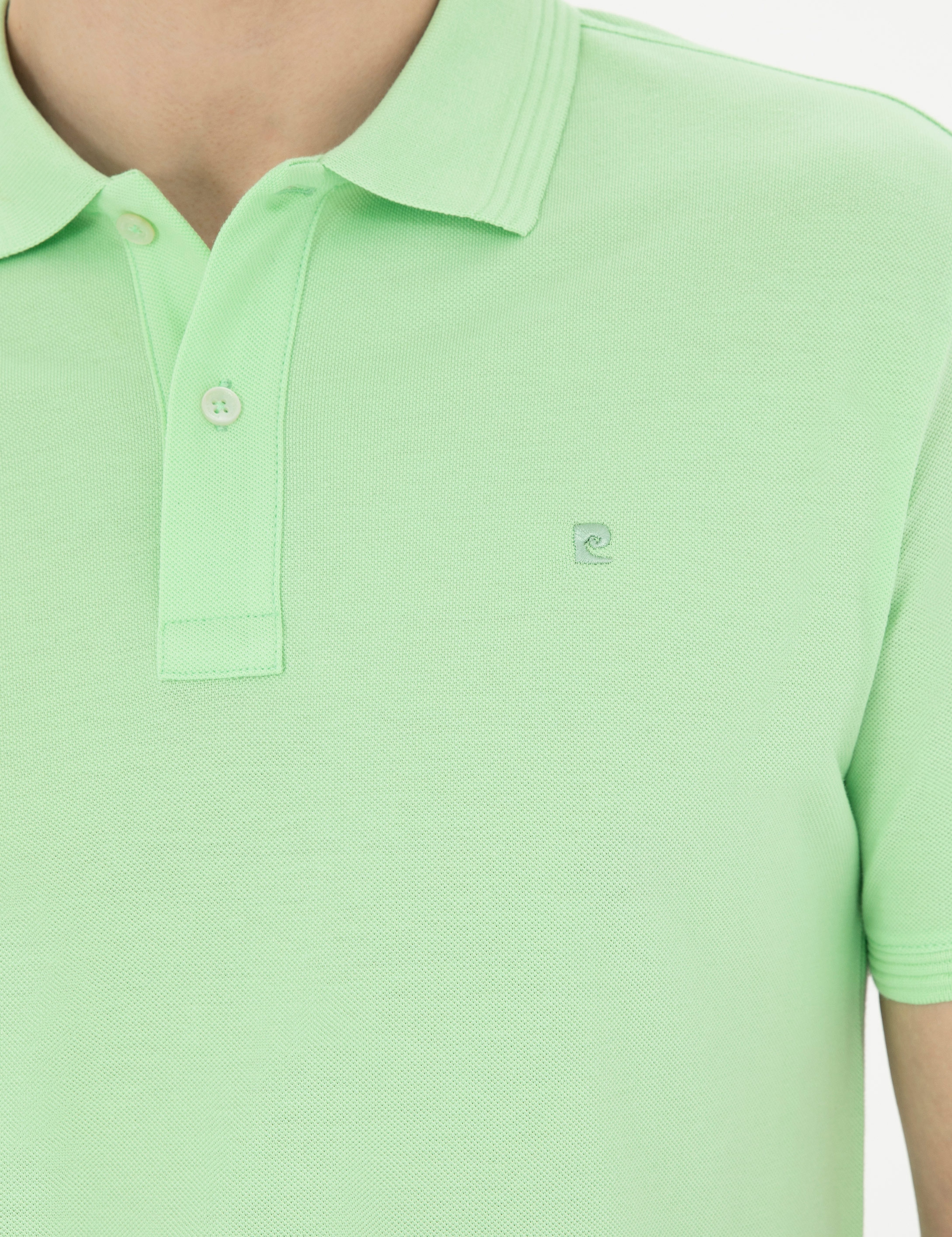 Fıstık Yeşili Slim Fit Basic Tişört - Image 7
