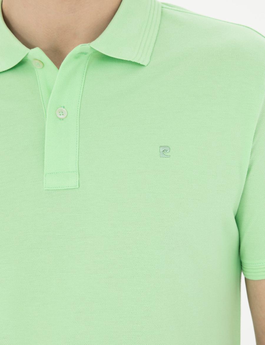 Fıstık Yeşili Slim Fit Basic Tişört