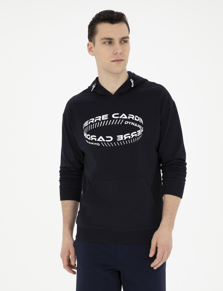 Lacivert Regular Fit Sweatshirt