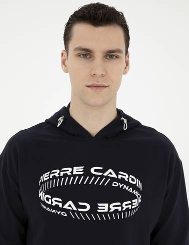 Lacivert Regular Fit Sweatshirt