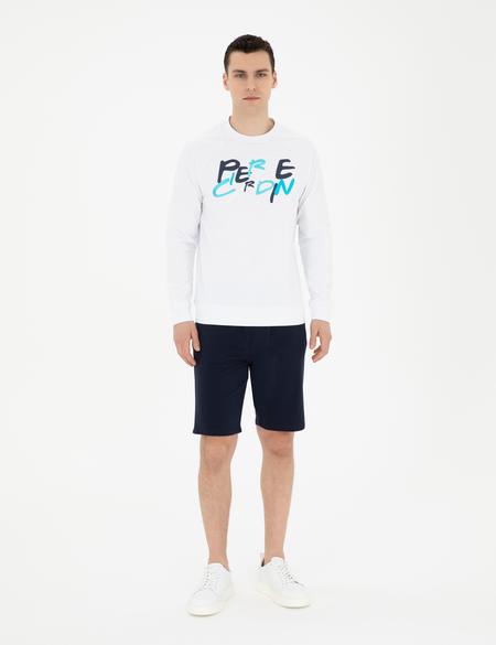 Beyaz Regular Fit Sweatshirt - 50285538016