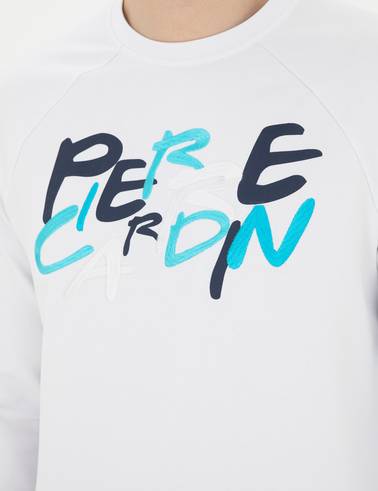 Beyaz Regular Fit Sweatshirt