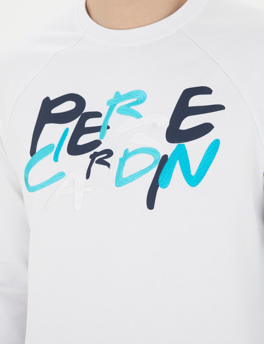 Beyaz Regular Fit Sweatshirt