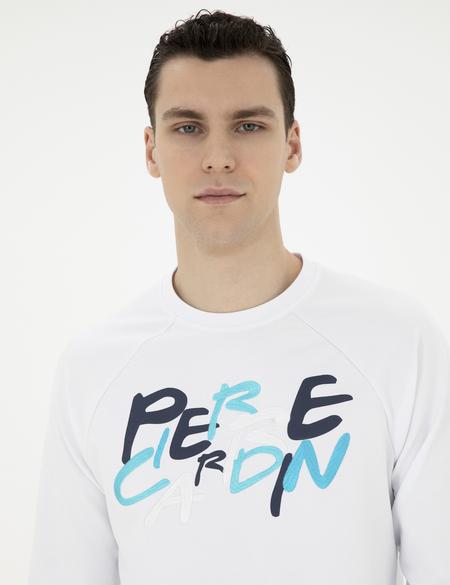 Beyaz Regular Fit Sweatshirt - 50285538016