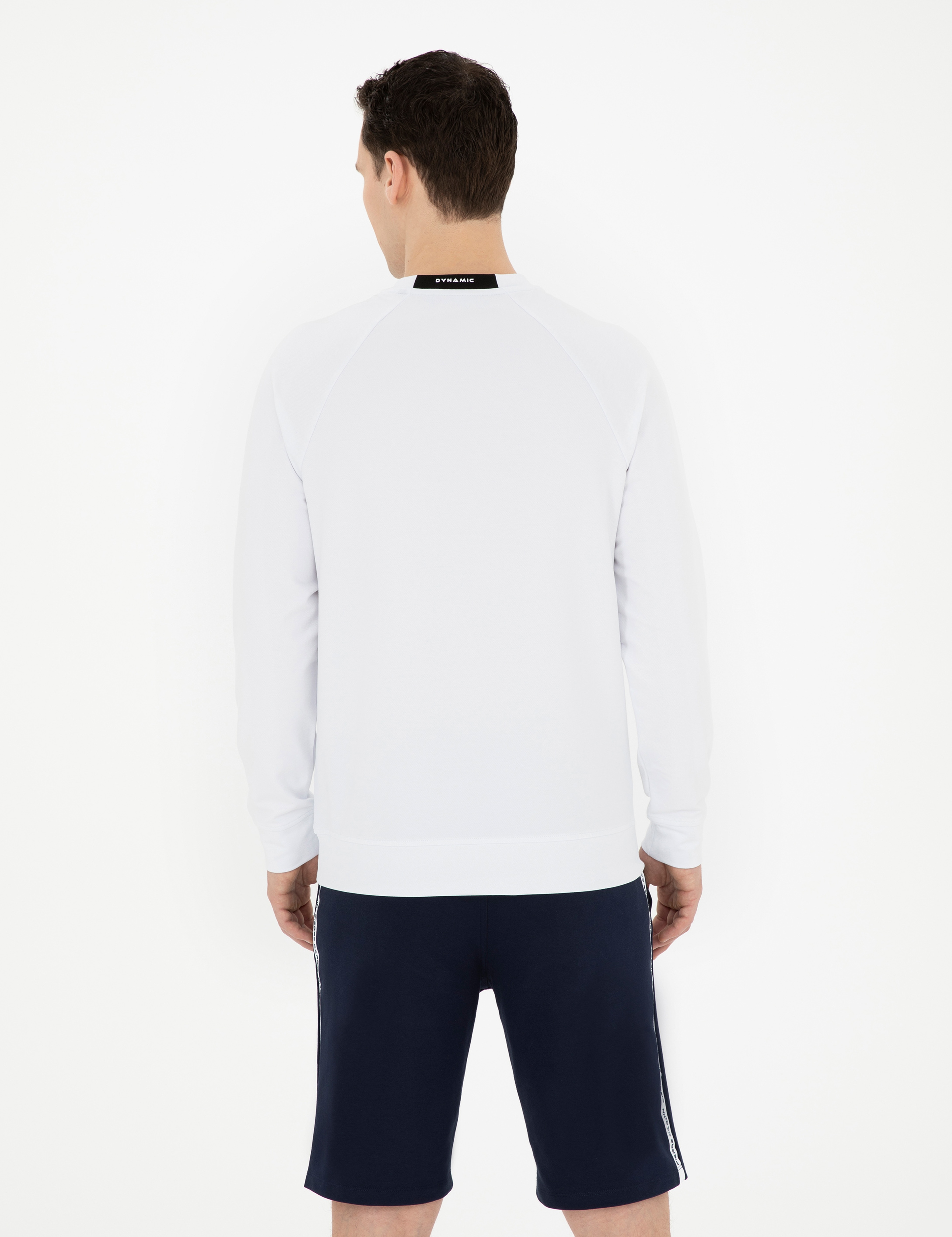Beyaz Regular Fit Sweatshirt - Image 5