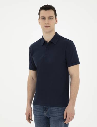 Lacivert Slim Fit Tişört