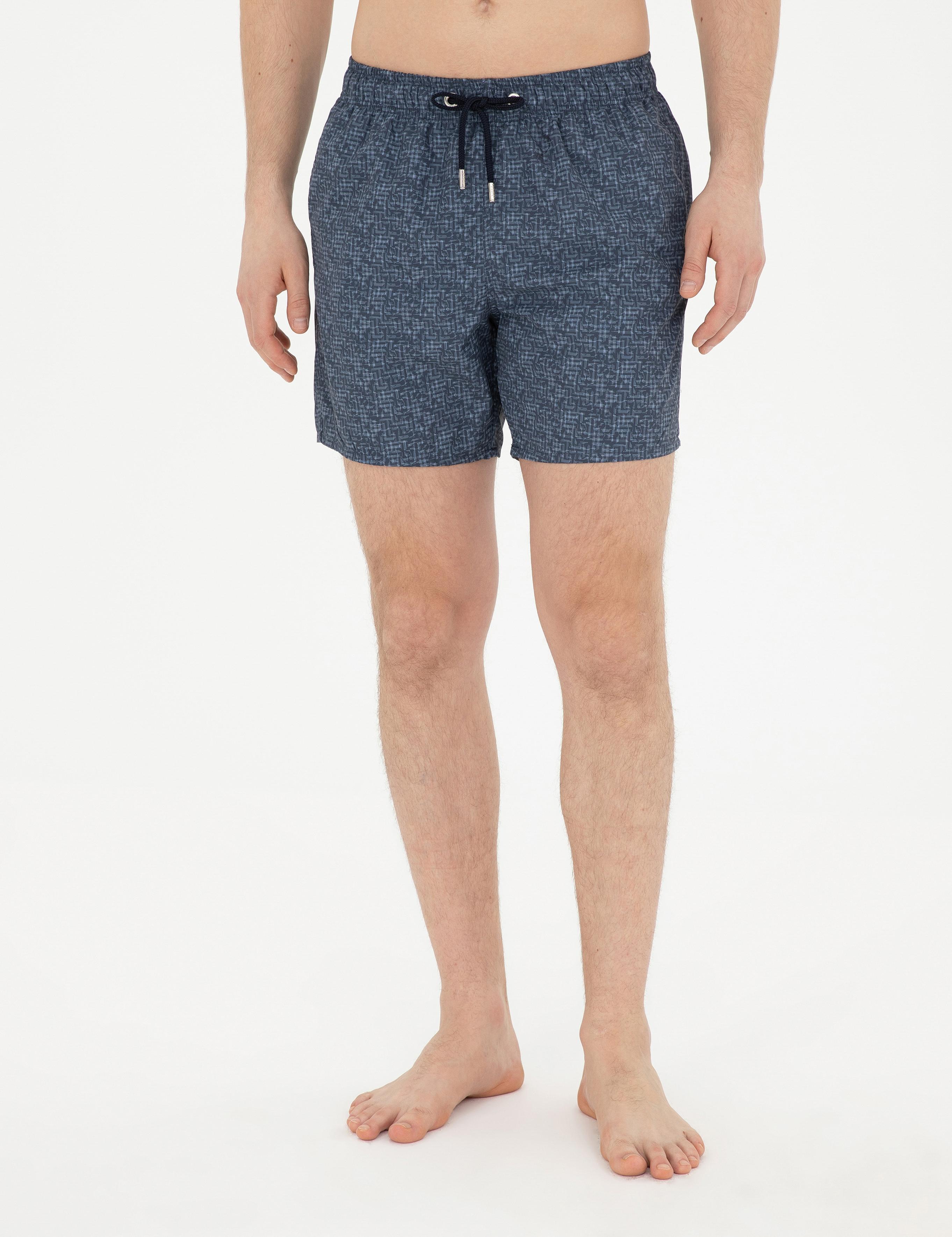 Lacivert Deniz Şortu