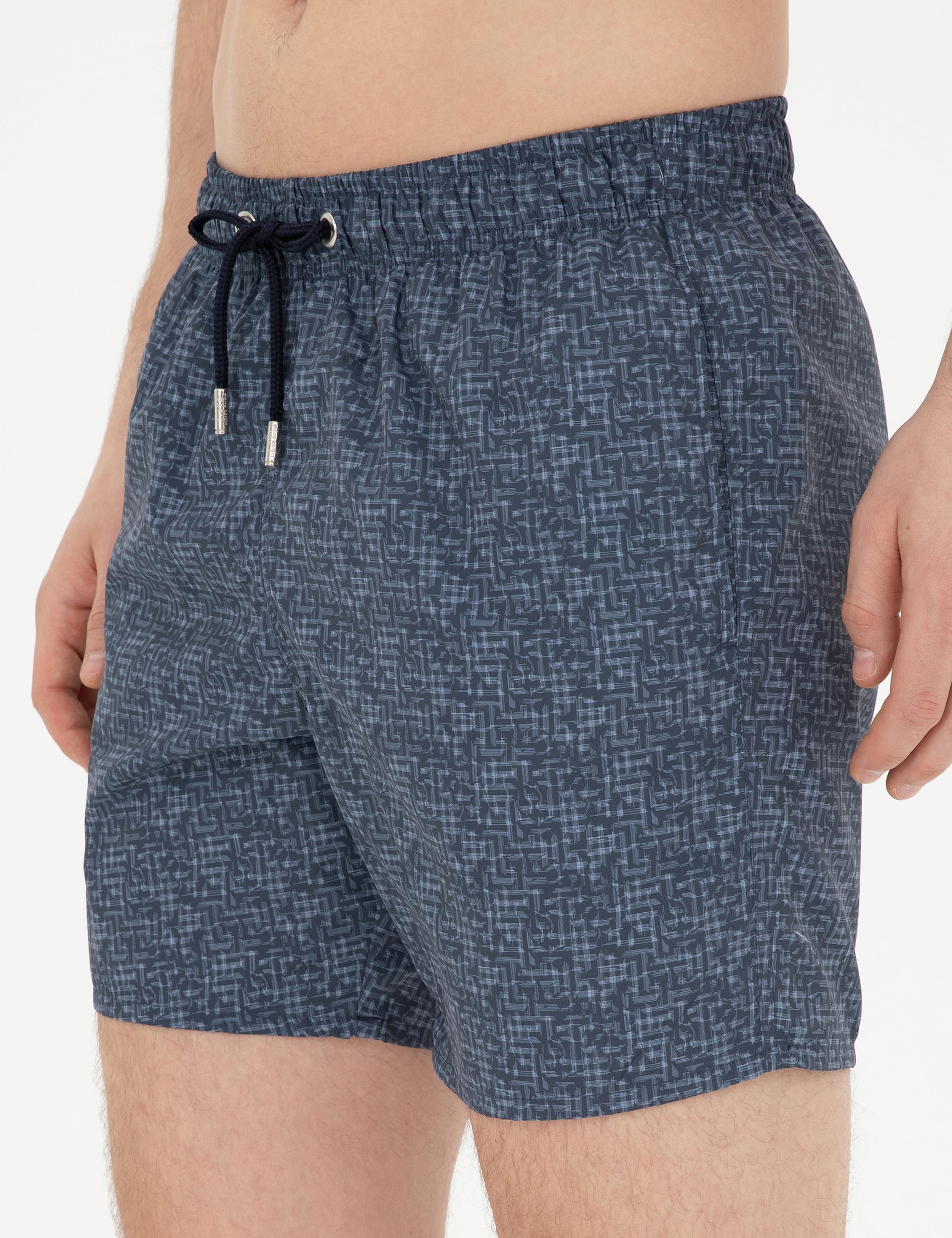 Lacivert Deniz Şortu