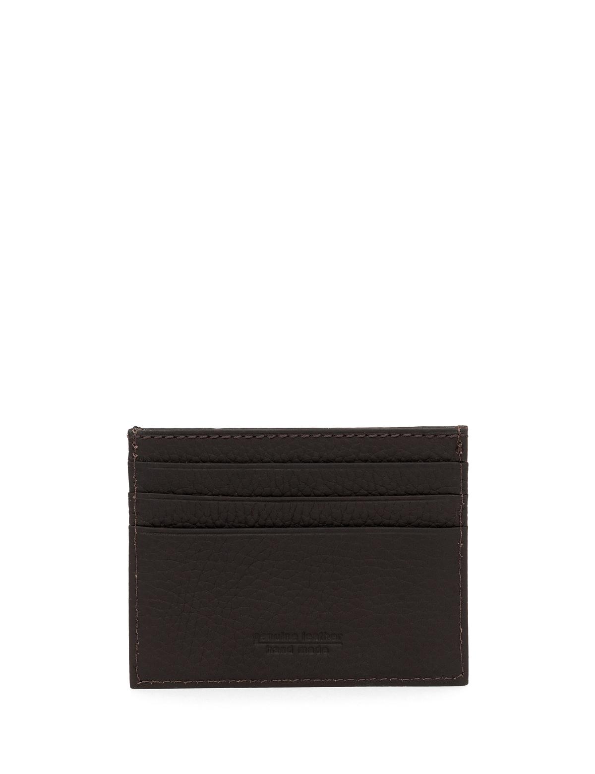 Erkek Kahverengi Deri Kartlık - 50294625001