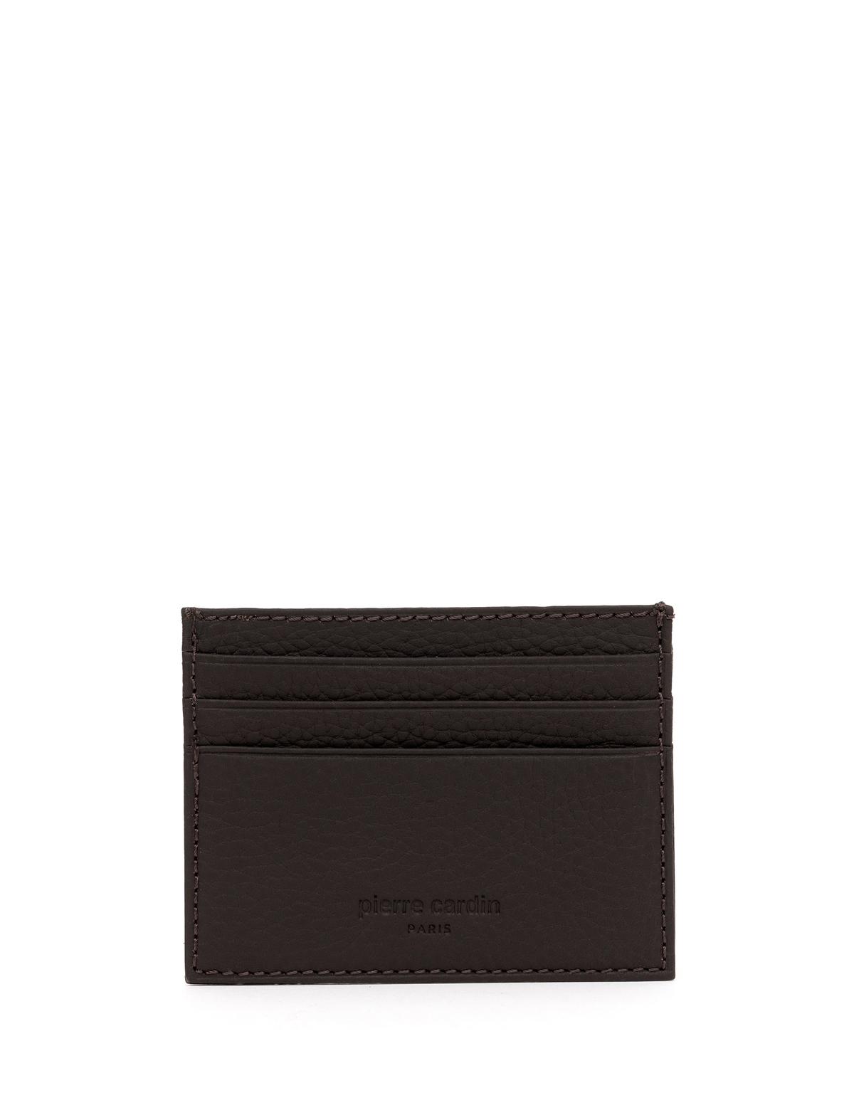 Erkek Kahverengi Deri Kartlık