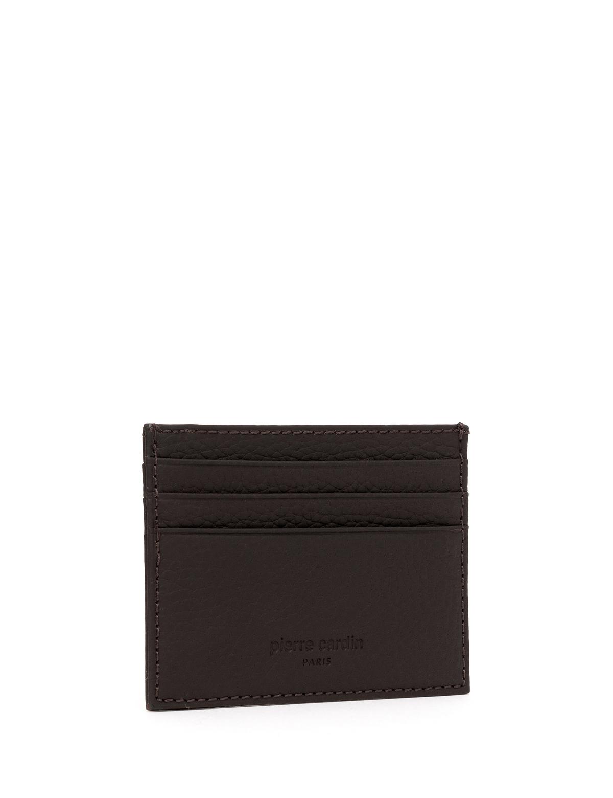 Erkek Kahverengi Deri Kartlık - 50294625001