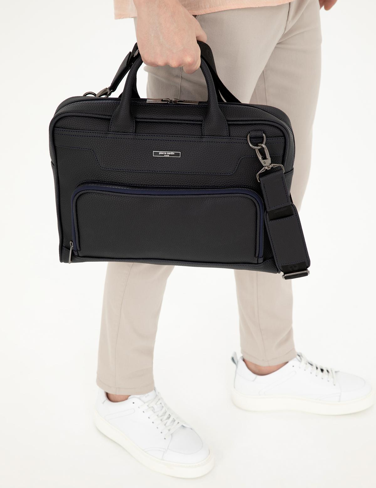 Erkek Lacivert Evrak Çantası - 50288747001