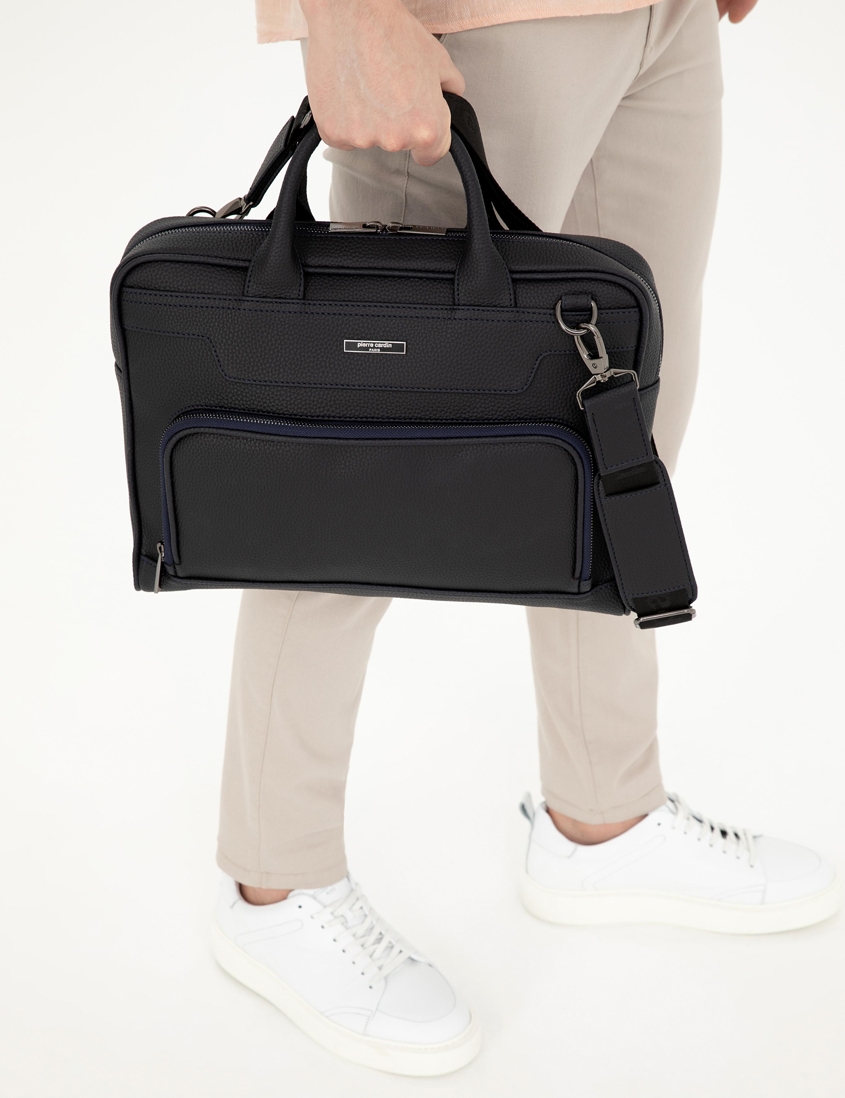 Erkek Lacivert Evrak Çantası