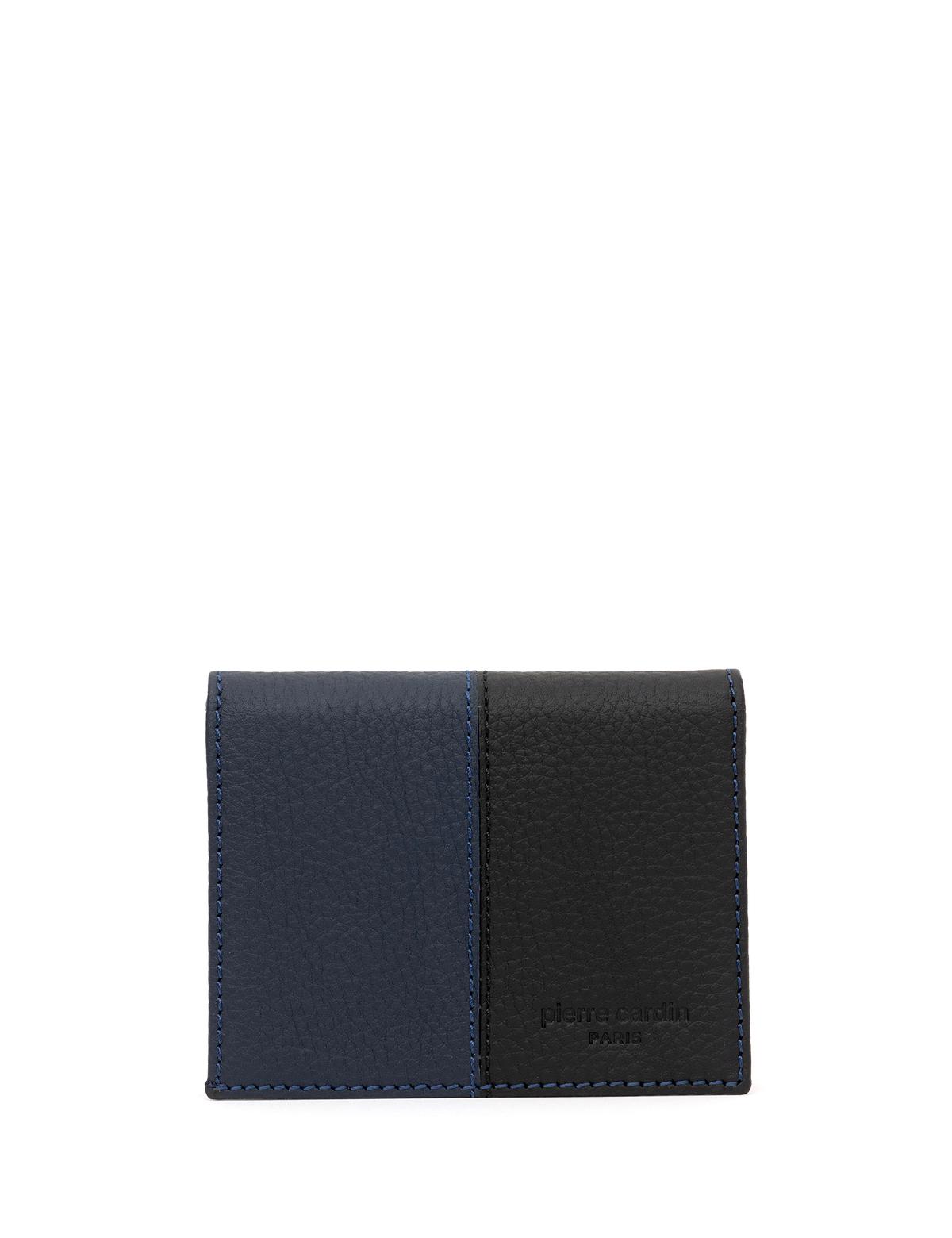 Erkek Lacivert Deri Cüzdan