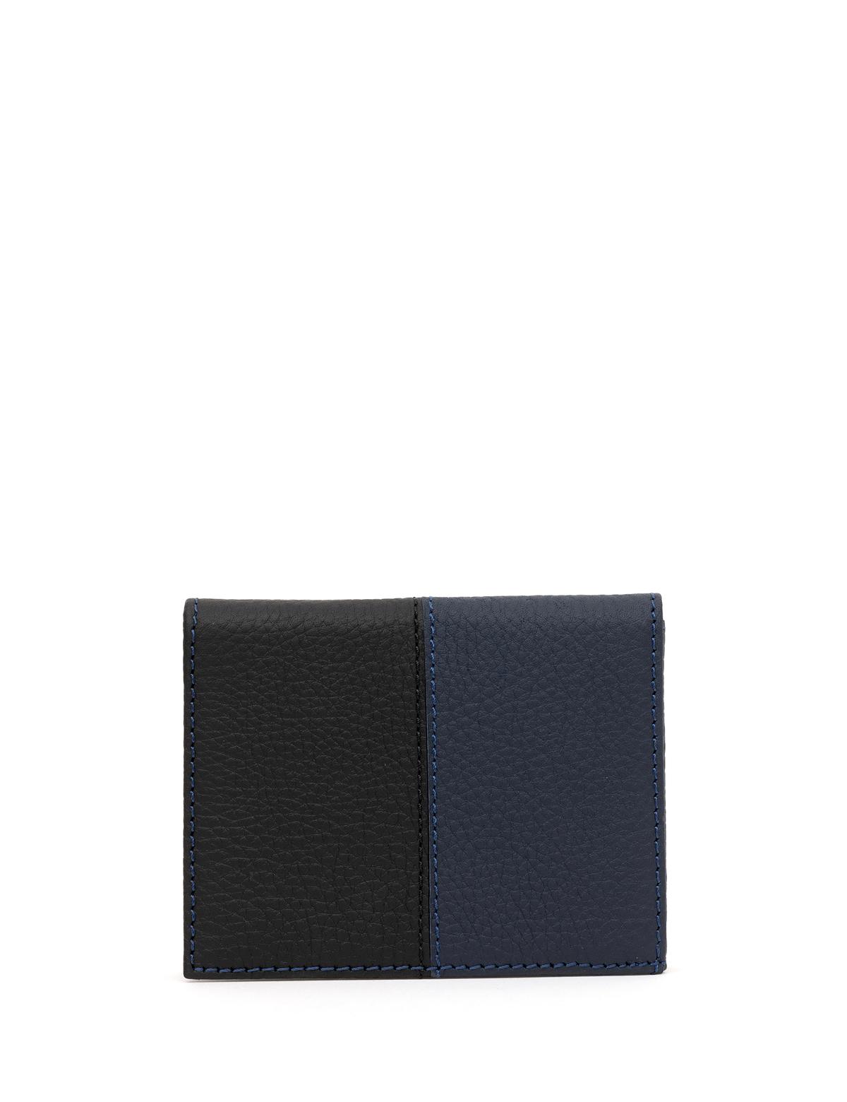 Erkek Lacivert Deri Cüzdan - 50294643002