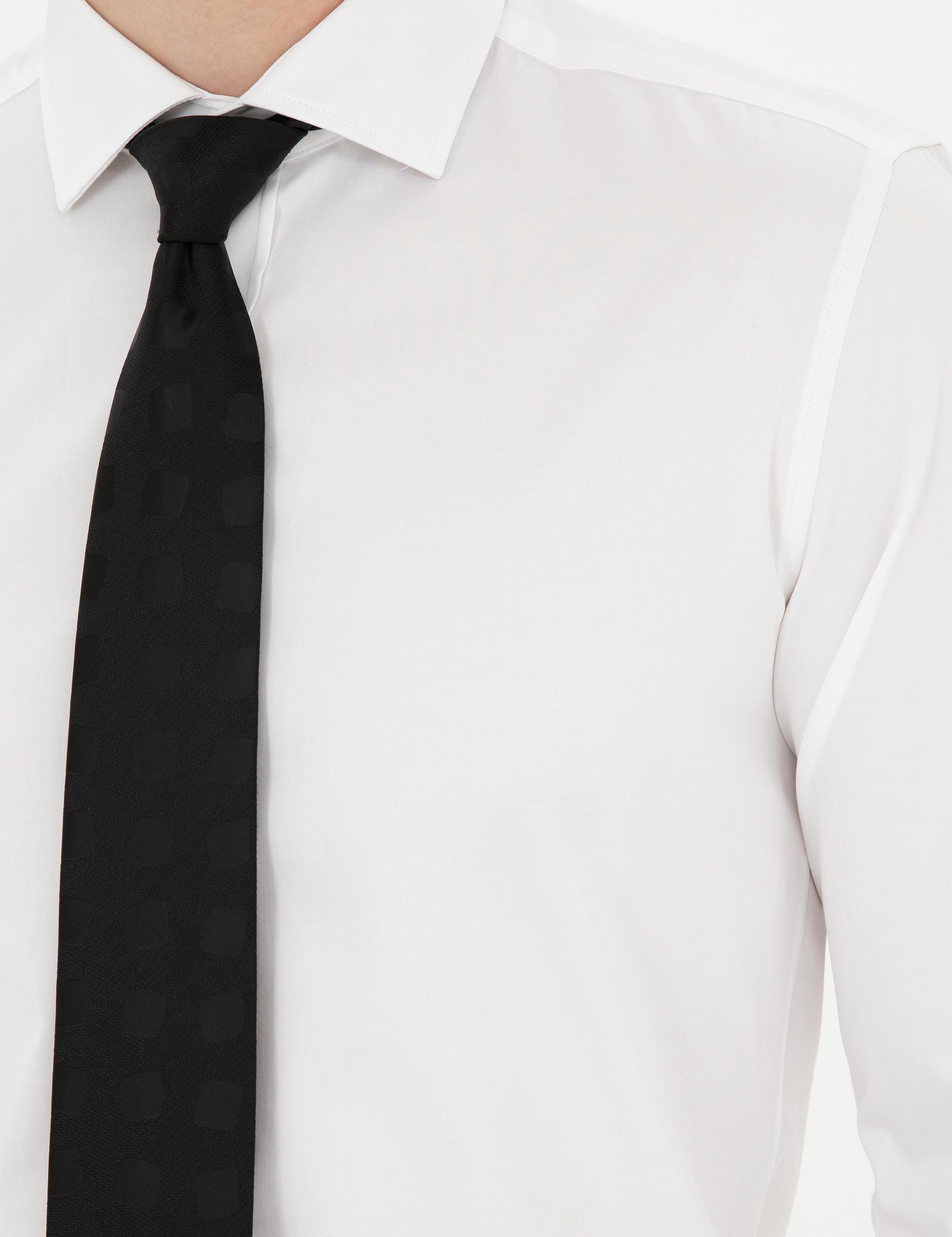 Beyaz Likralı Kolay Ütülenebilir Ex. Slim Fit Basic Gömlek