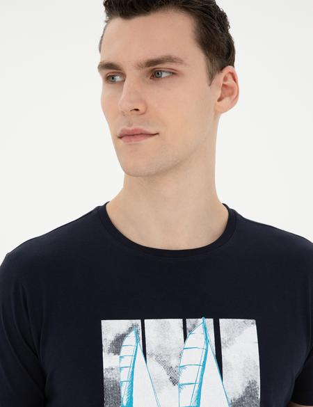 Lacivert Kısakol Şortlu Pijama Takımı - 50294205006