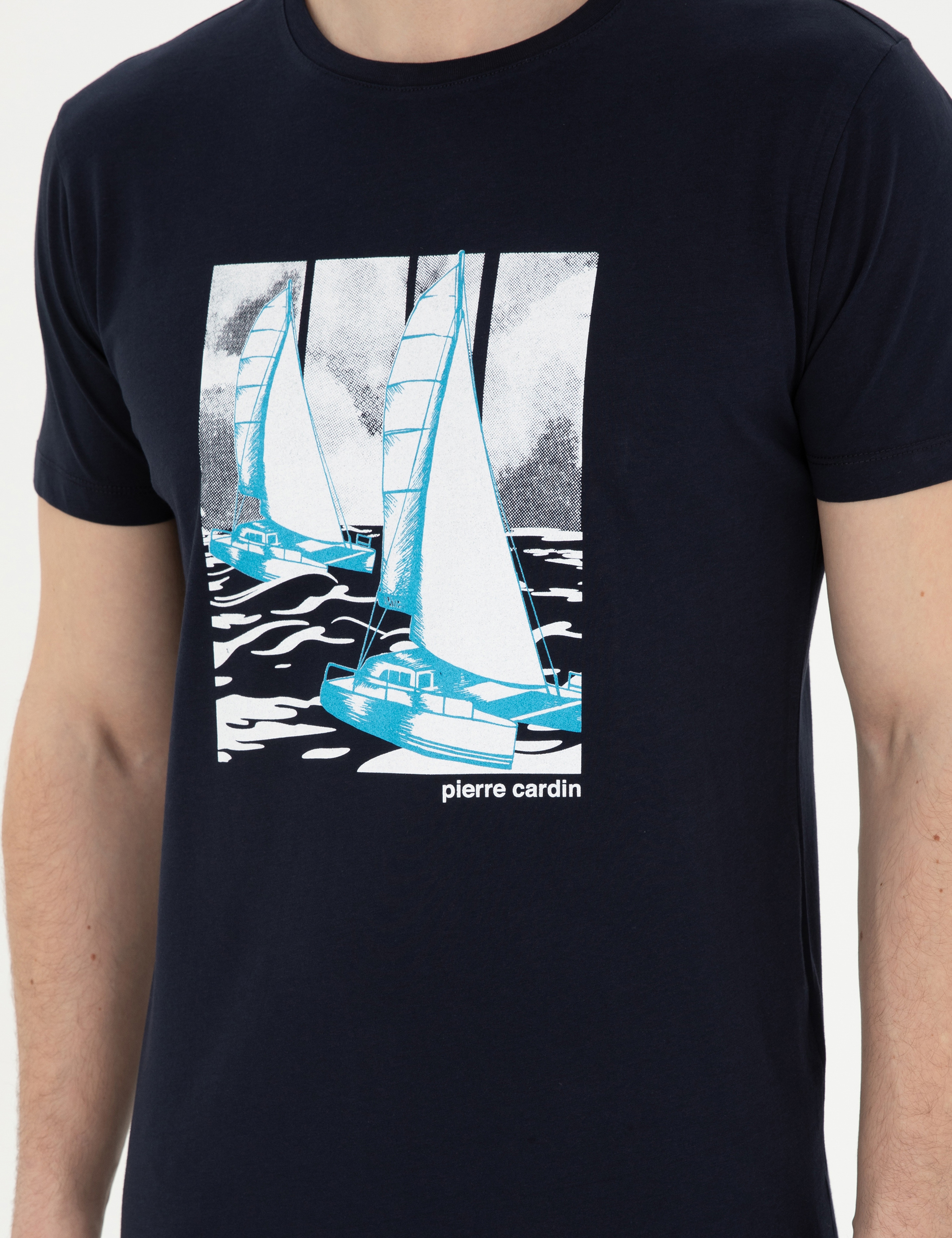 Lacivert Kısakol Şortlu Pijama Takımı - Image 6