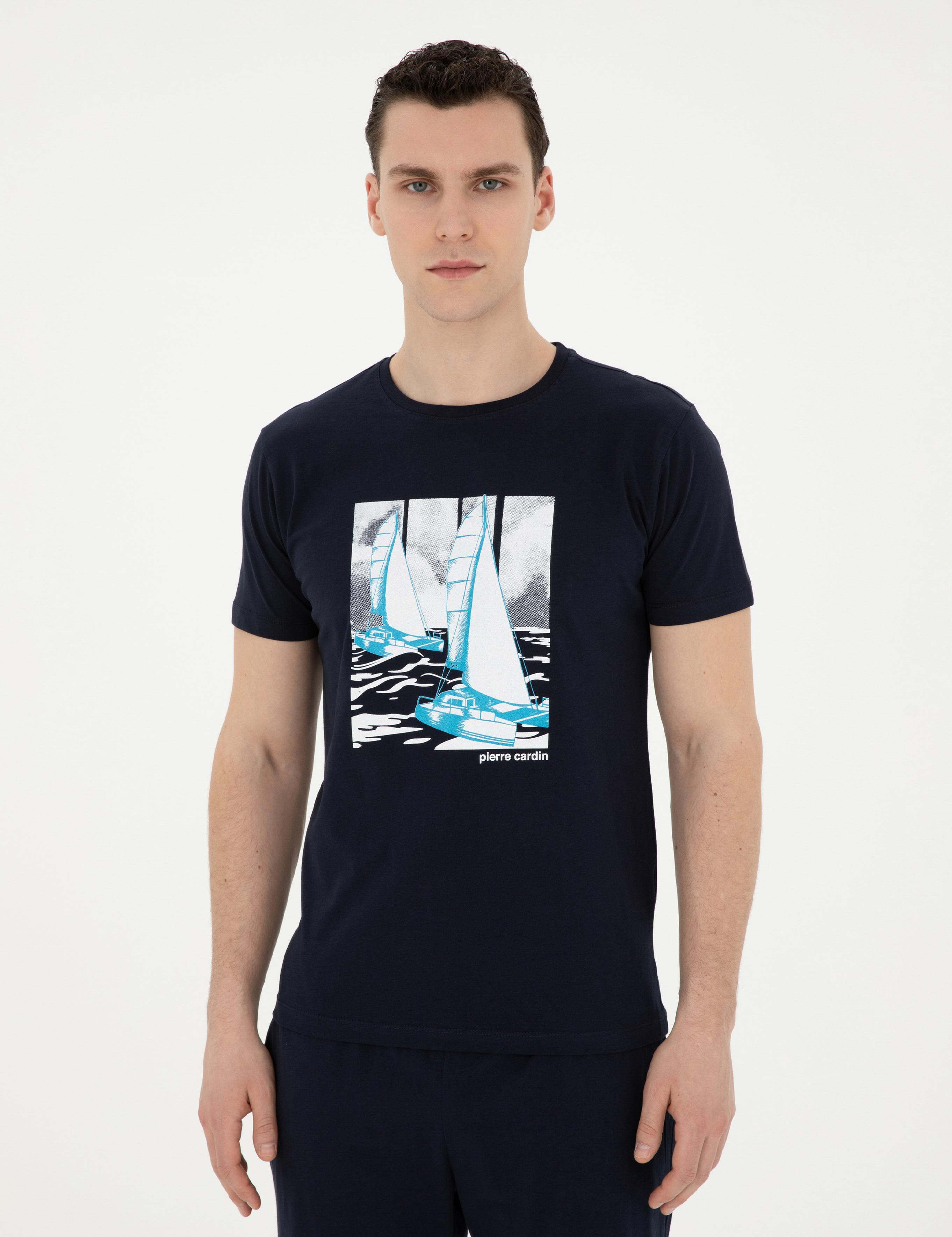 Lacivert Kısakol Şortlu Pijama Takımı