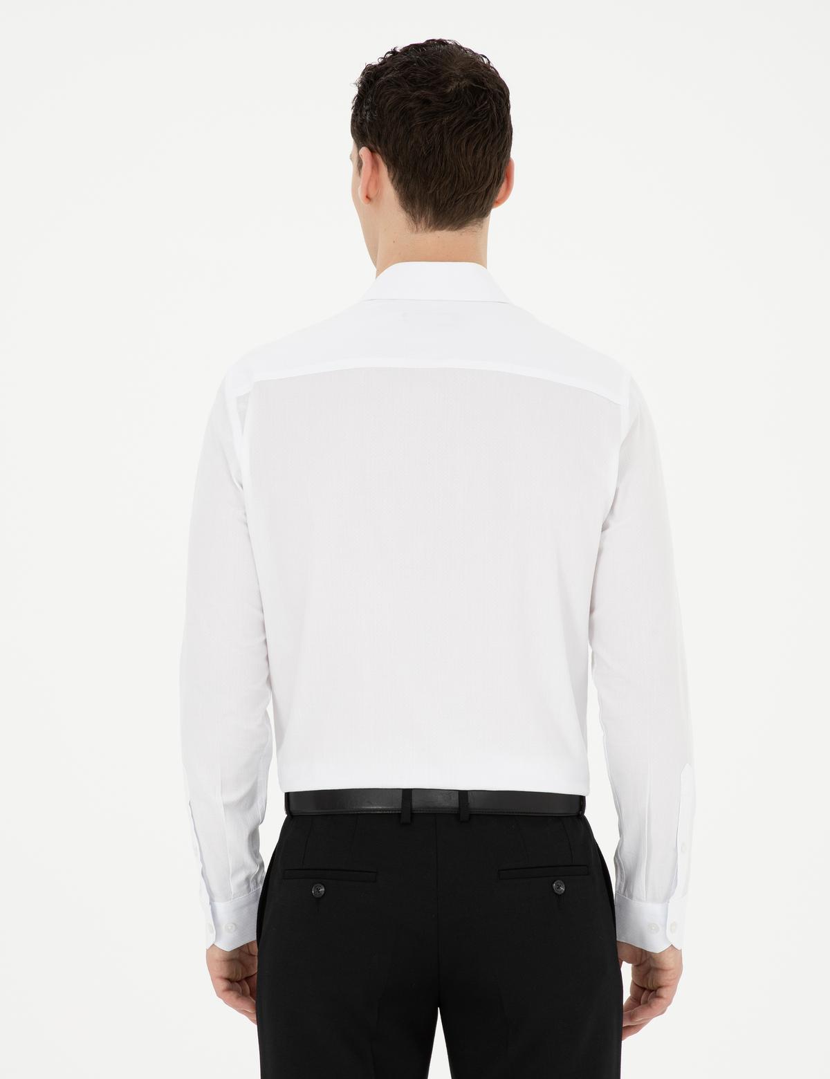 Beyaz Slim Fit Uzun Kollu Gömlek - 50282969001