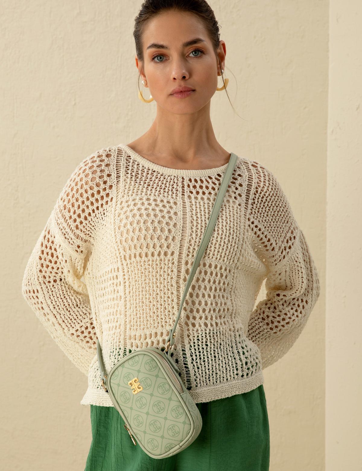 Yeşil Çapraz Çanta