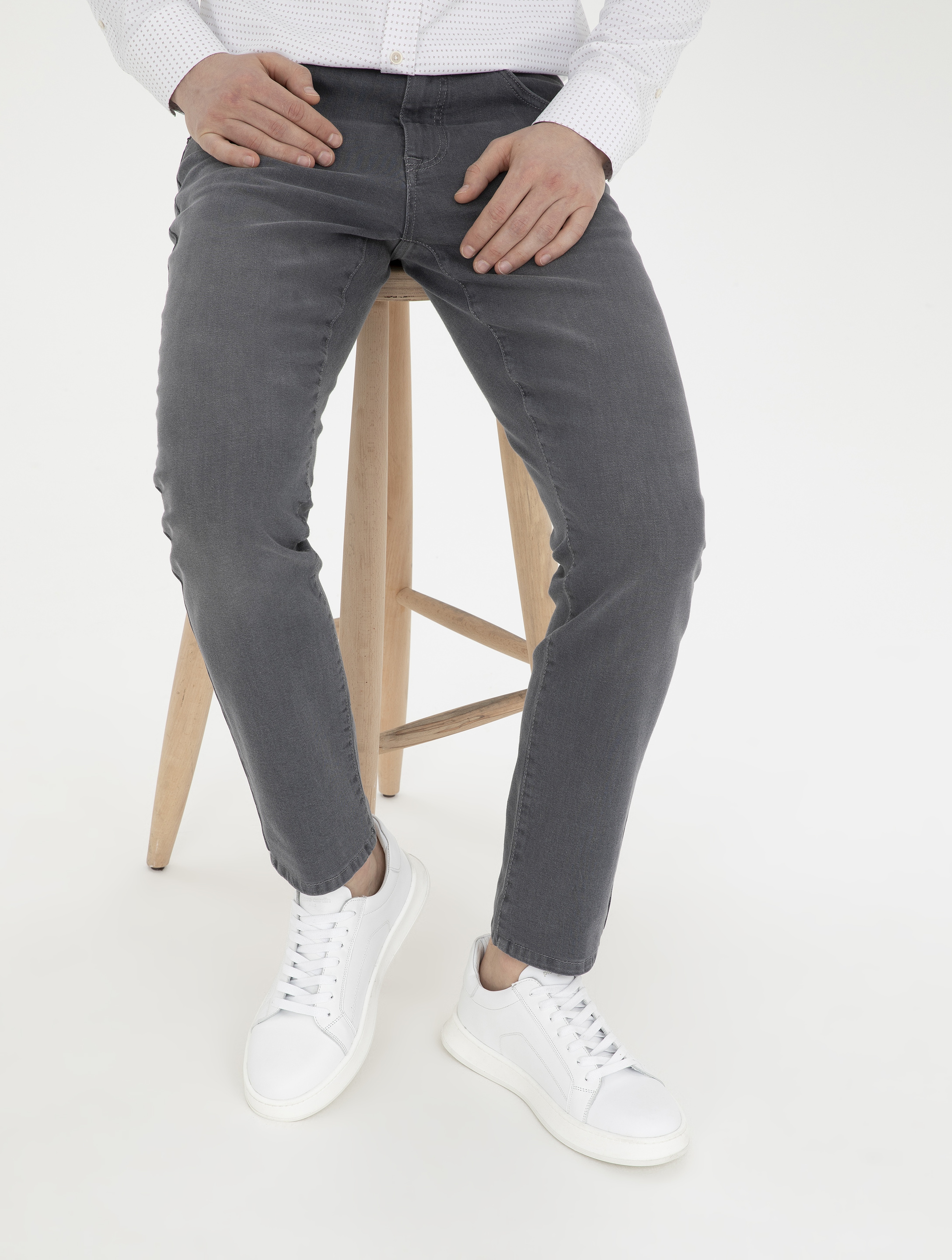 Beyaz Sneaker Ayakkabı - Image 6