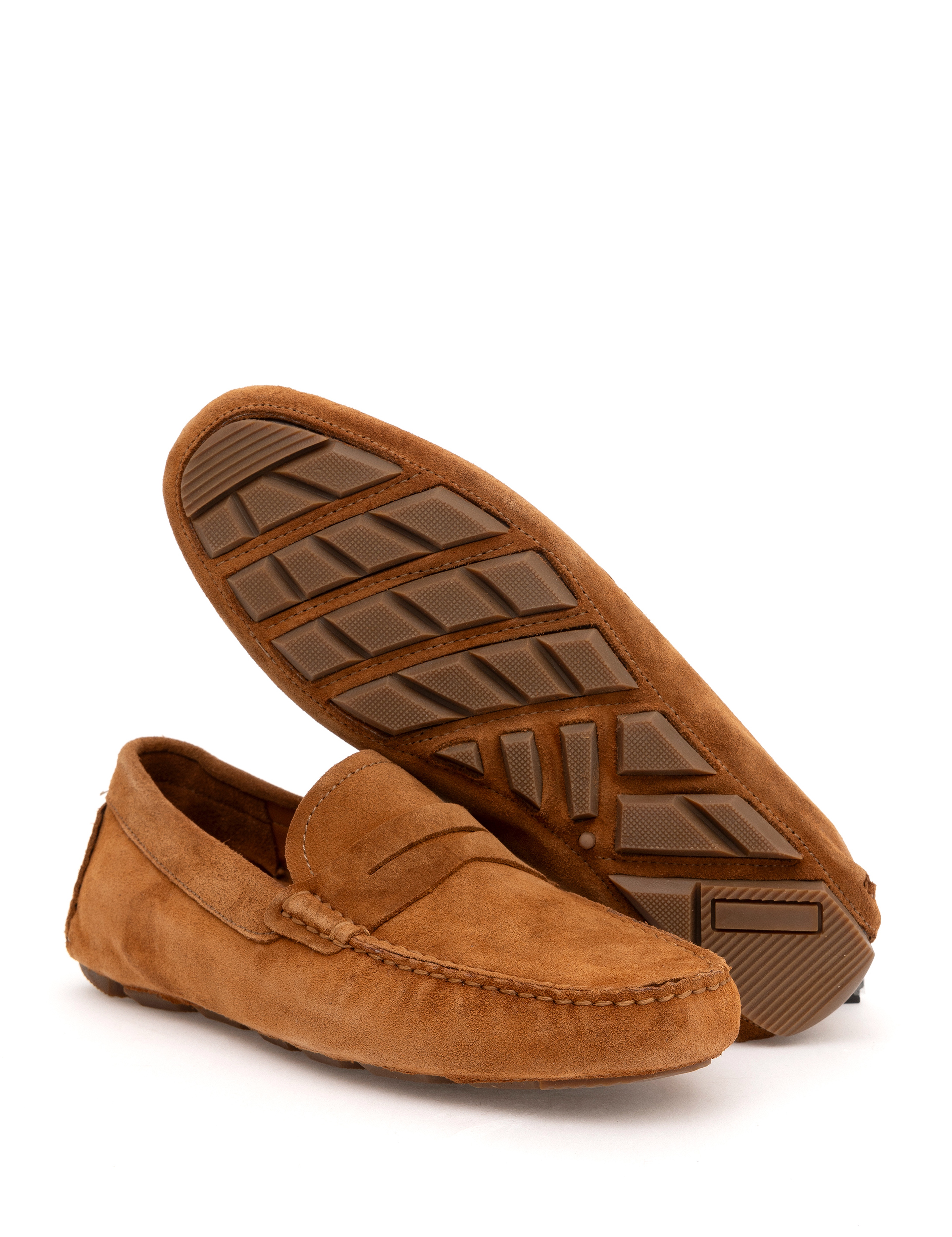 Taba %100 Deri Loafer Ayakkabı - Image 6