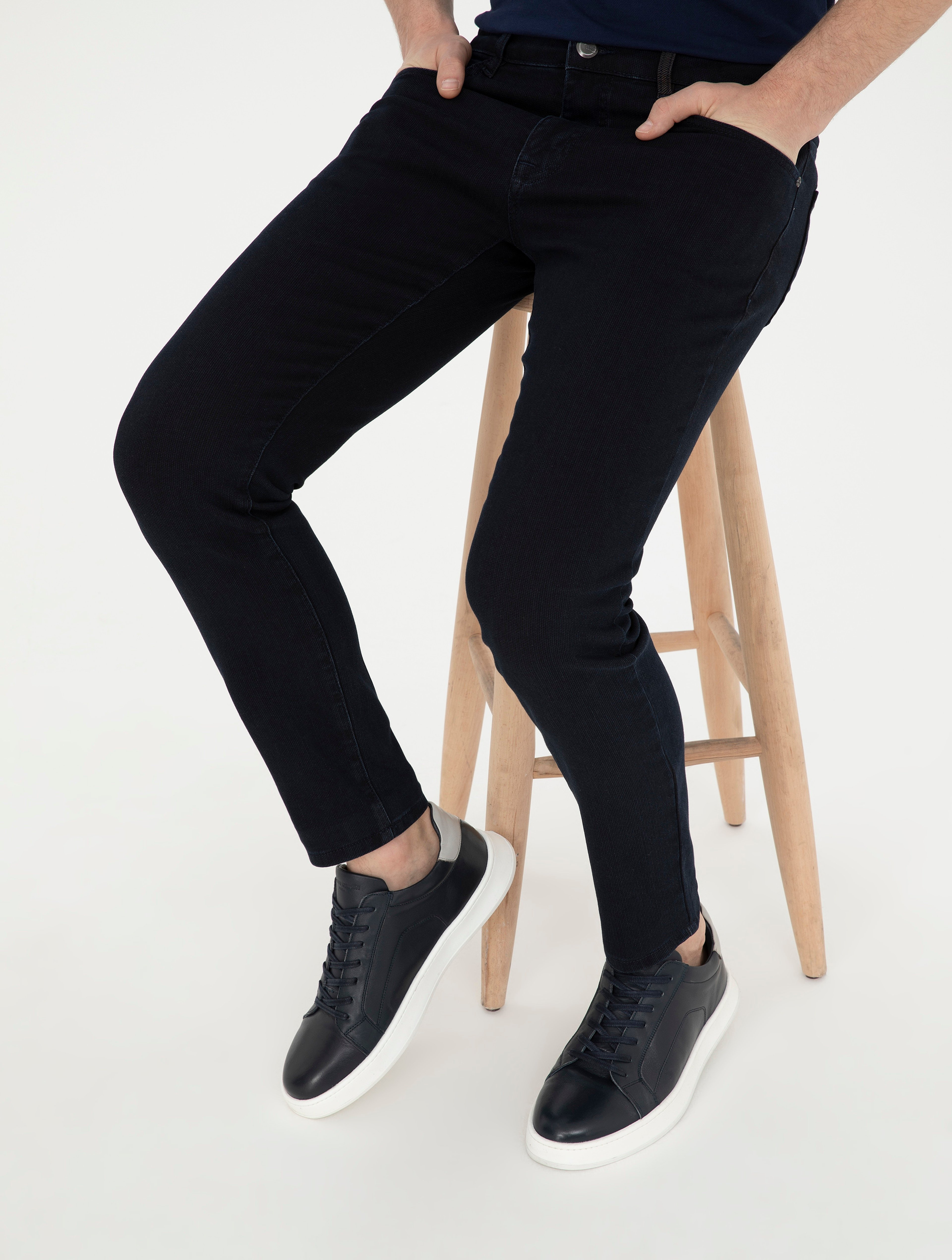 Lacivert Sneaker Ayakkabı - Image 6