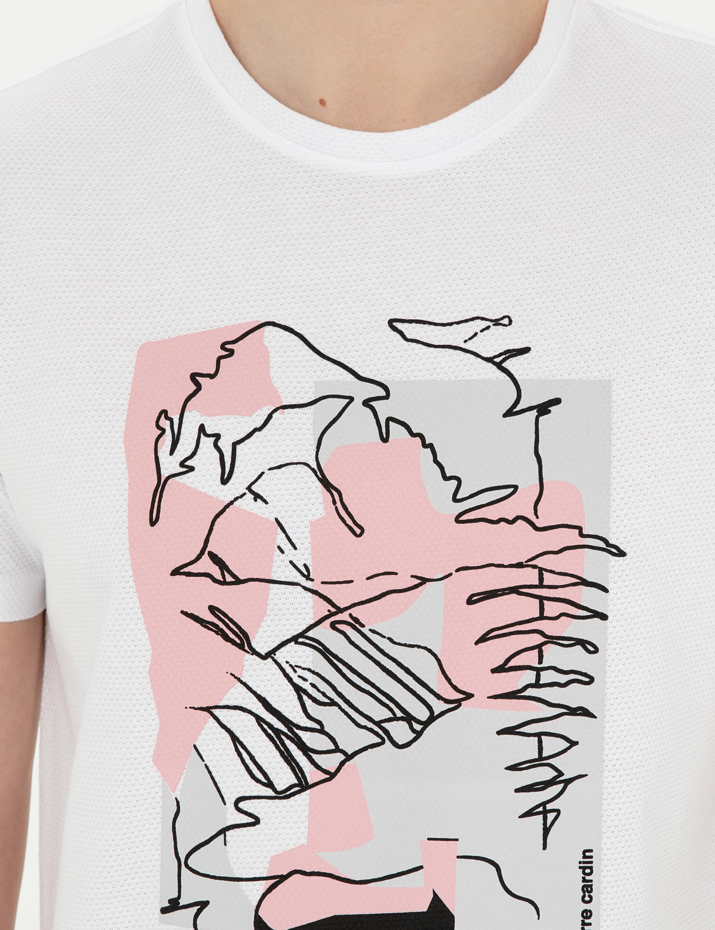 Beyaz Slim Fit Tişört