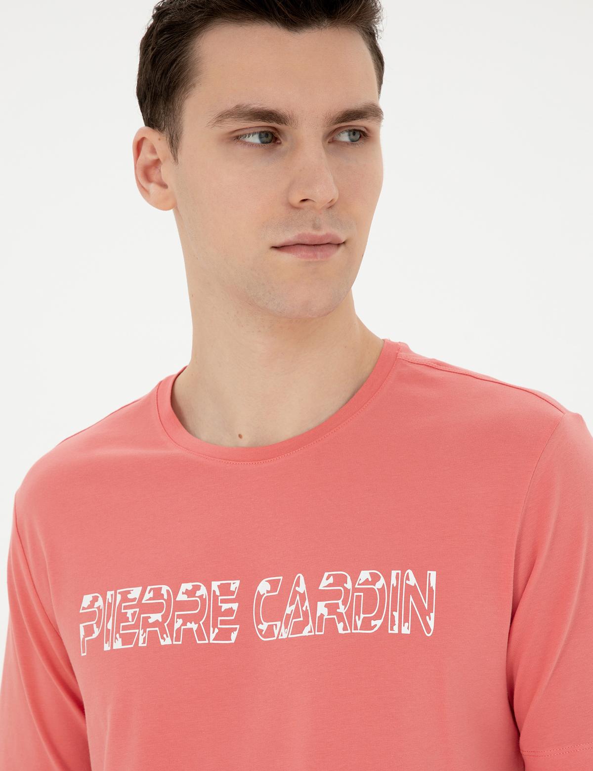 Pembe Regular Fit Tişört - 50280953044