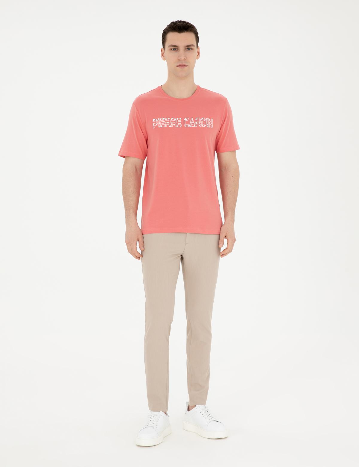 Pembe Regular Fit Tişört - 50280953044